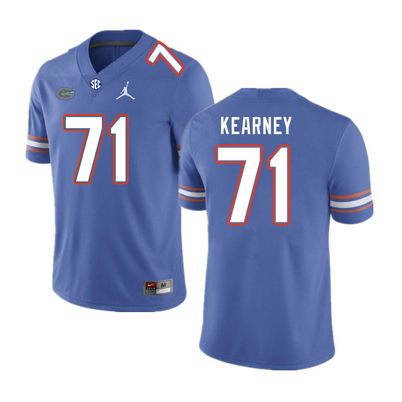 Men #71 Roderick Kearney Florida Gators College Football Jerseys Stitched Sale-Royal